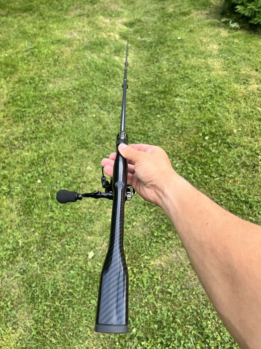 Combo (lanseta+ mulineta) spinning nou, 1.80m 5-28g/ știucă, șalău, avat