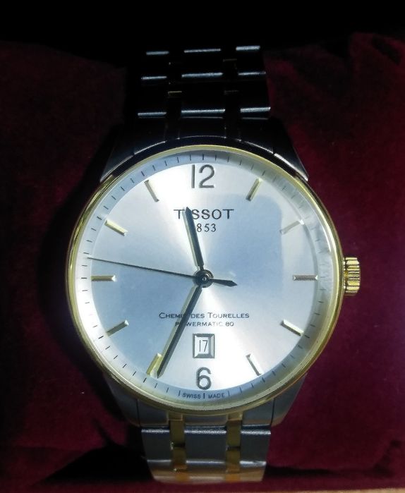 От Мужские швейцарские часы.