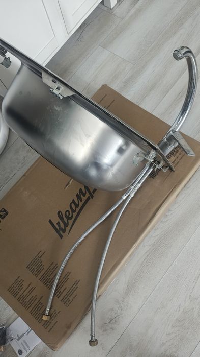 Chiuveta bucătărie inox cu baterie