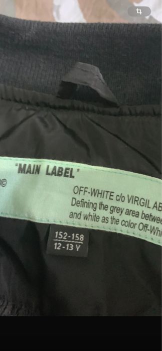 Geaca Off White neagra