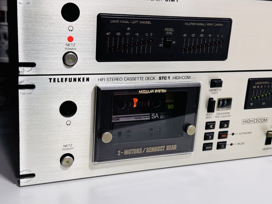 Linie audio Hi-Fi TELEFUNKEN seria 1,putere-preamplificator,deck,tuner