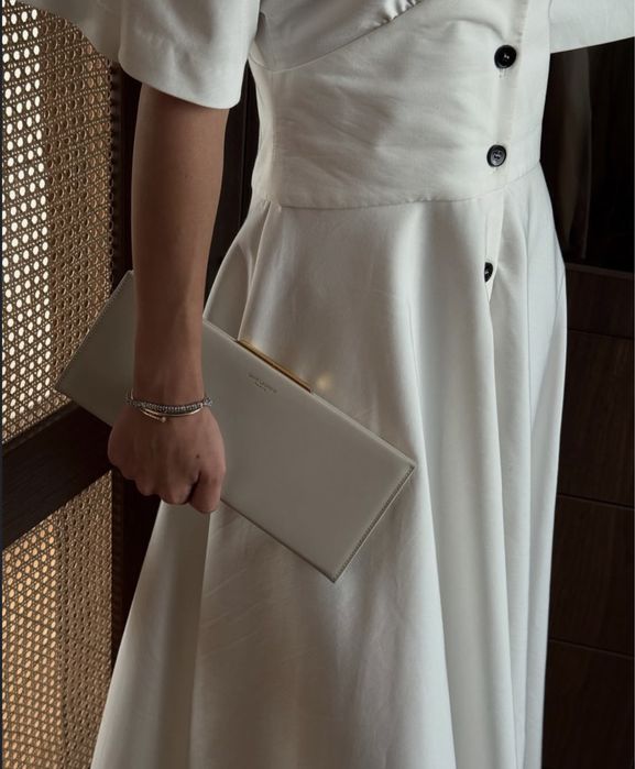 Zara , бяла рокля