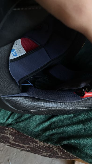 Мотошлем Qike green original