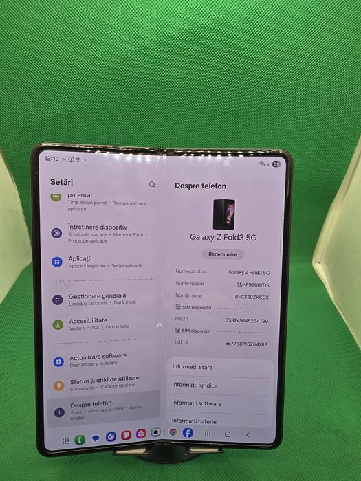 Samsung Z Fold 3 5G 256/12GB•Amanet Lazar Crangasi •44136