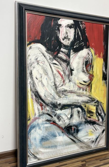 Tablou Pictura Abstracta Femeie-Deosebit-Nud-Detalii F Bune-Colectie-