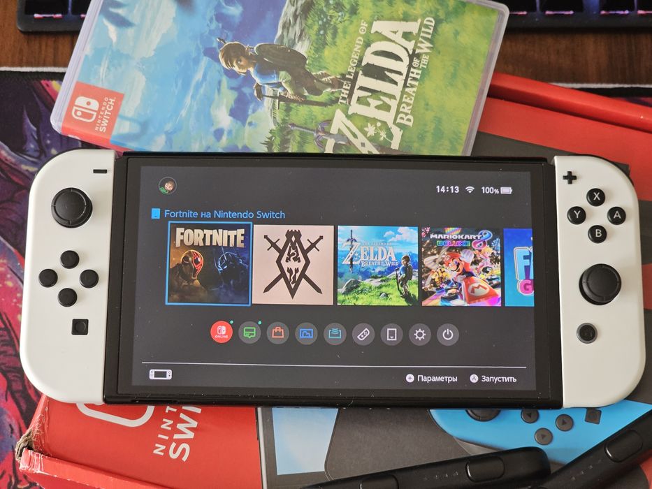 Nintendo Switch Oled, портативная, игровая консоль