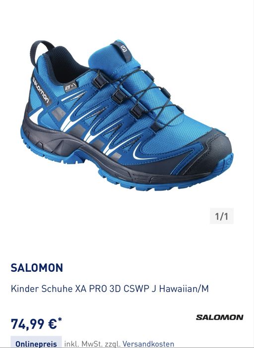 Детски обувки SALOMON XA PRO 3D . Номер 30