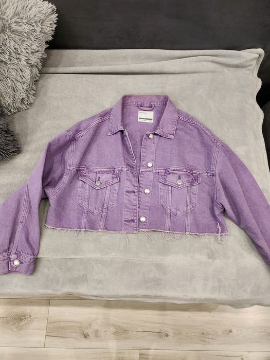 Лилаво яке-късо Bershka