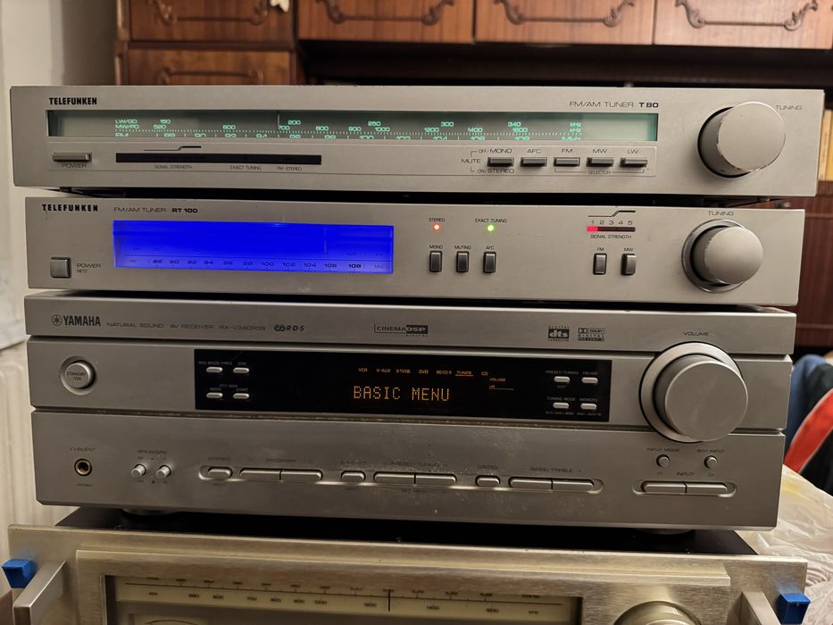 AV Receiver Yamaha, tunere Telefunken