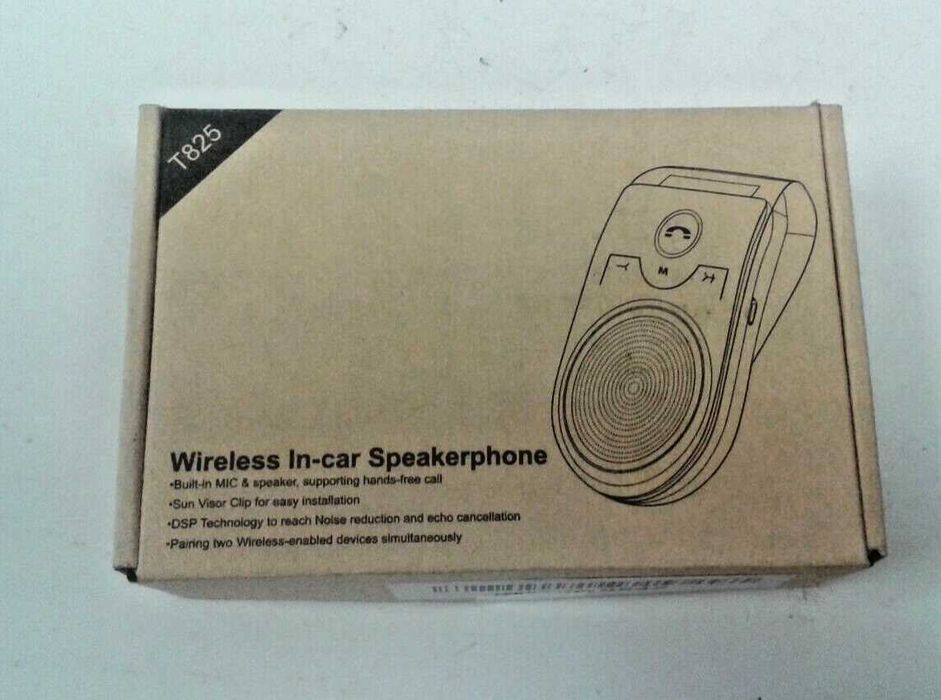 T825 - Bluetooth високоговорител за кола, комплект за свободни ръце за кола