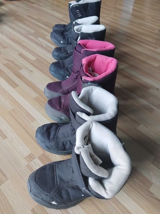 Bocanci Salomon, cizme iarna Quechua mar.27,28,33, Timberland