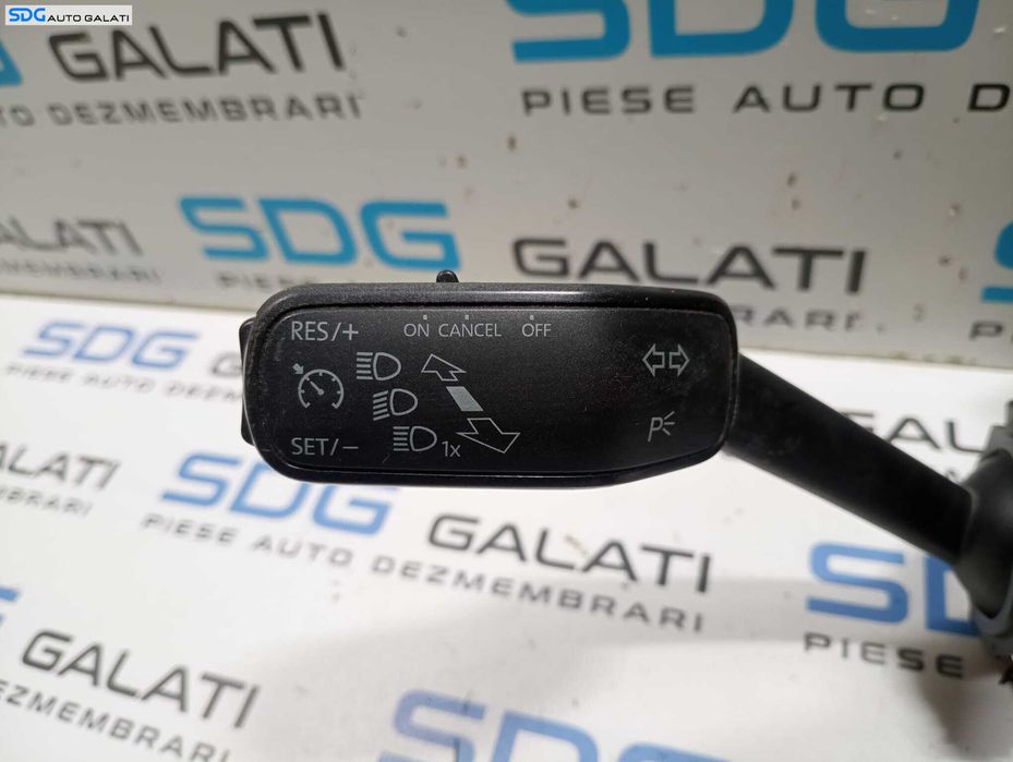 Ansamblu Maneta Manete Semnalizare Faza Lunga Scurta Stergatoare Volkswagen Golf 7 2013 - 2017 Cod 5Q0953507AC [M4548]
