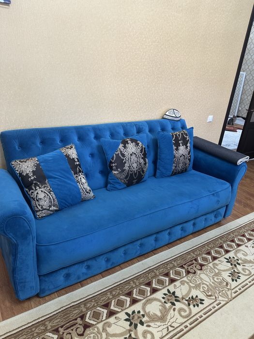 Мягкая мебель велюр диван и два кресла