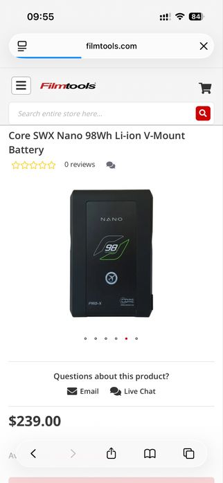 Baterii V Mount, NPF550, NPF970, LP-06