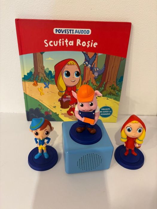 Boxa audio litera si 3 figurina cu 1  Carte