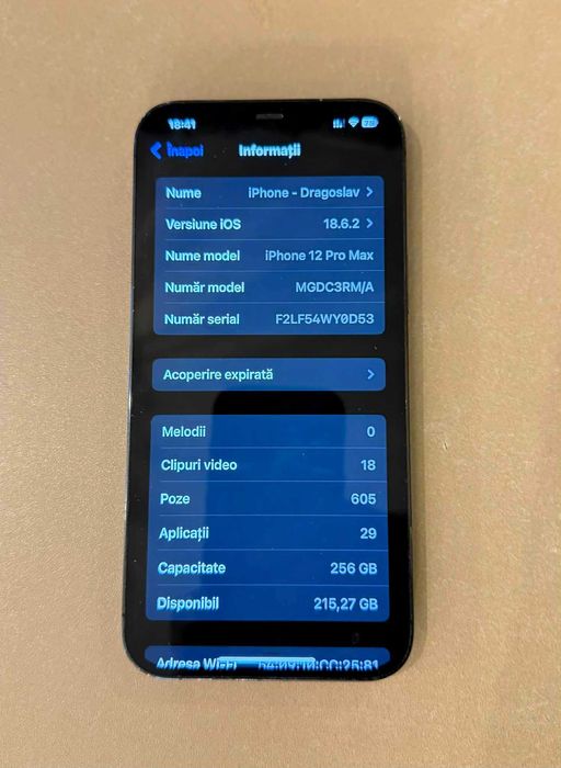 Vand Iphone 12 Pro Max, 256 gb in stare excelenta