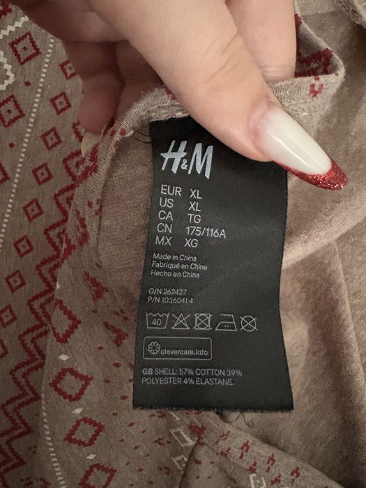 Set bluze pijamale comode sclipici desene femei H&M
