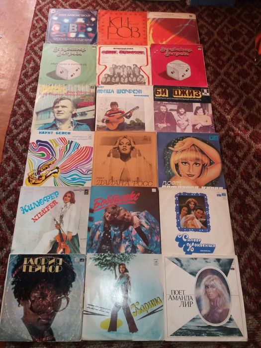 Пластинки зарубежных исполнителей Смотрите8 фото Читайте описании