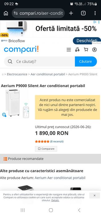 Aer conditionat Aerium P900 ca nou!