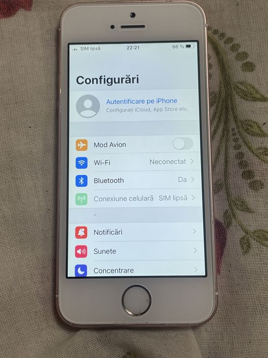 Vand iphone  SE de 16 giga