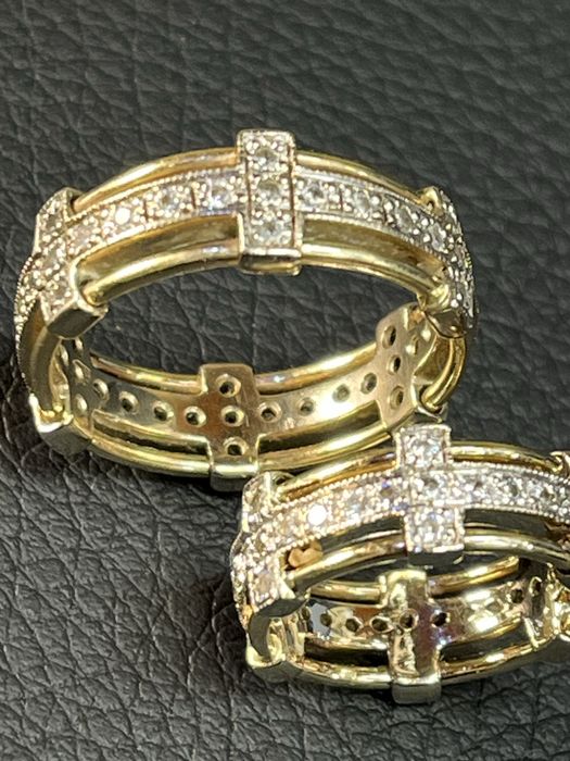 Златни Брачни венчални халки 14 K 585 Gold zlatni halki prasten brachn