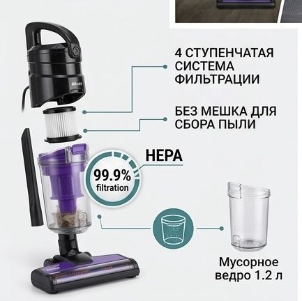 Пылесос, Умный пылесос, Пылесос 2/1