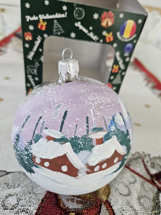 Glob sticla Crăciun