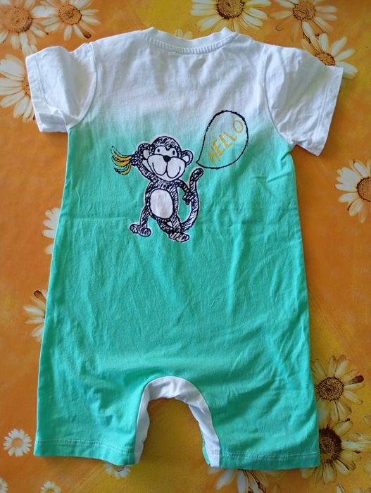 Памучни бебешки гащеризони + рокля