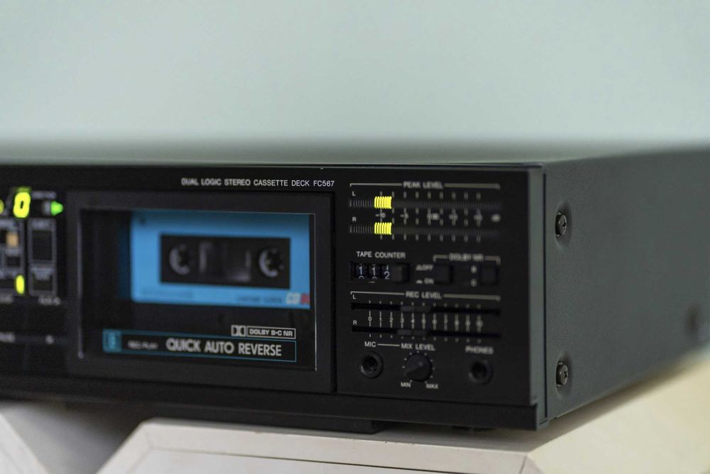 Philips FC567, dublu deck, QMS, Dolby B,C, an 1987, 5kg