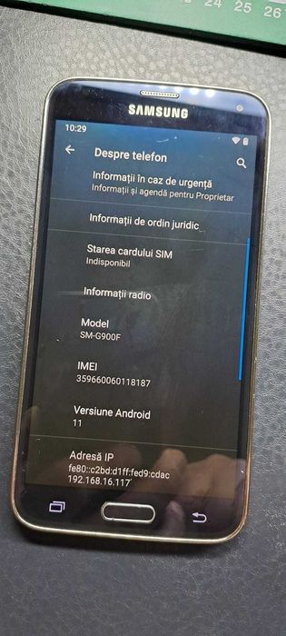 Samsung Galaxy S5, 16GB, 2 GB RAM, 4G, Negru