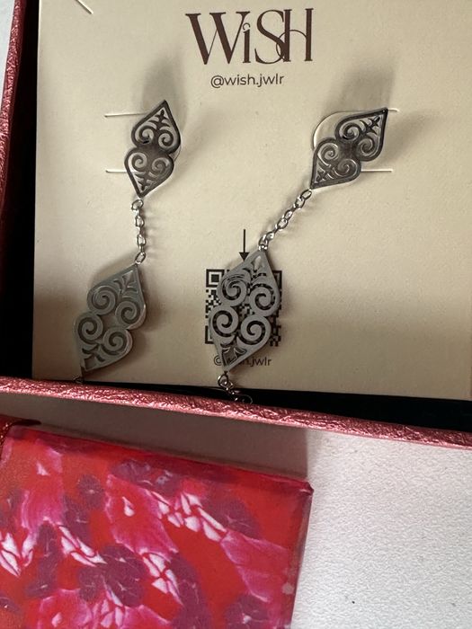 Продам сережки из серебра