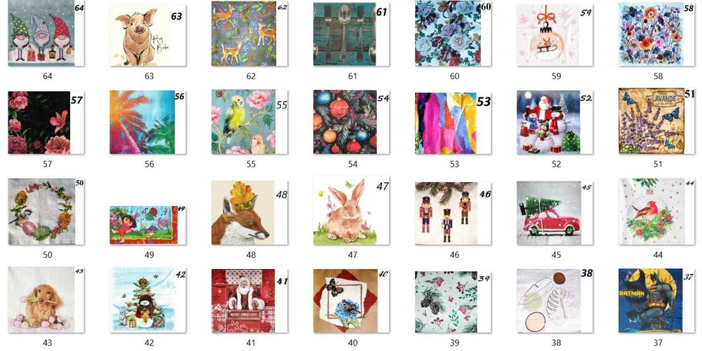 300 броя салфетки