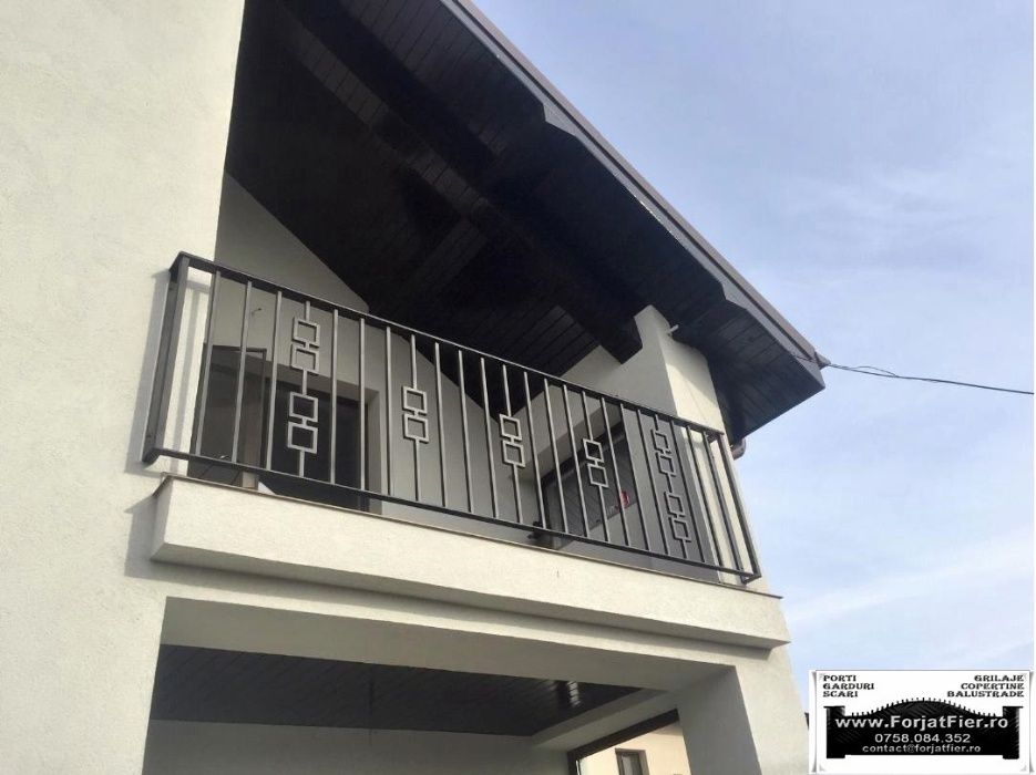 Balcon fier forjat