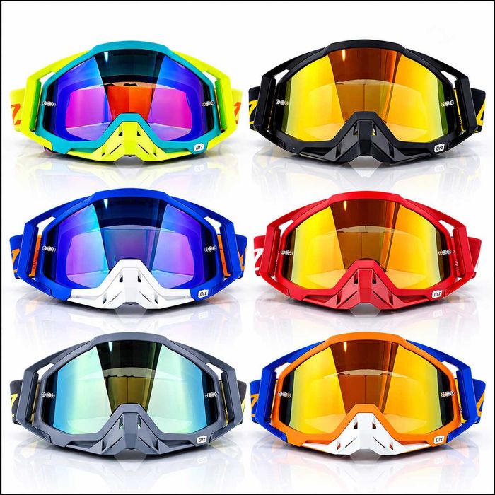 Кросови очила ORZ Race Speed, Маска с UV400, Anti-Fog визьор, Различни цветове