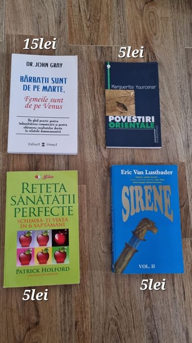 Carti psihologie / beletristica / fantasy / istorie / poezii