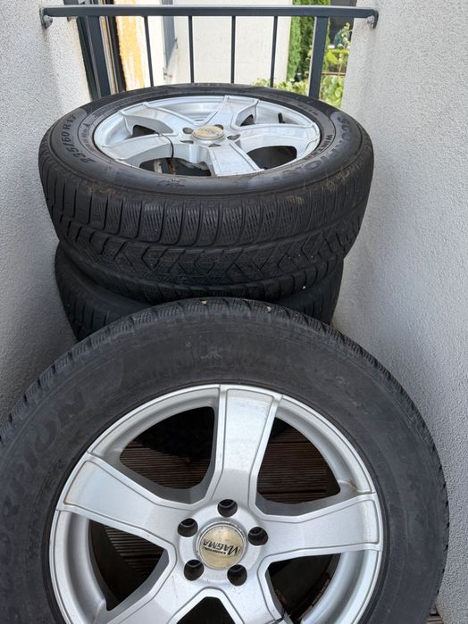 Roti jante Magma + anvelope iarna Pirelli Scorpion 235/60 r17