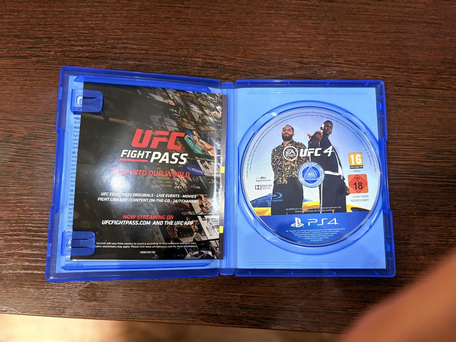 UFC 4 для PS4 / PS5 — Состояние нового (Идеал)