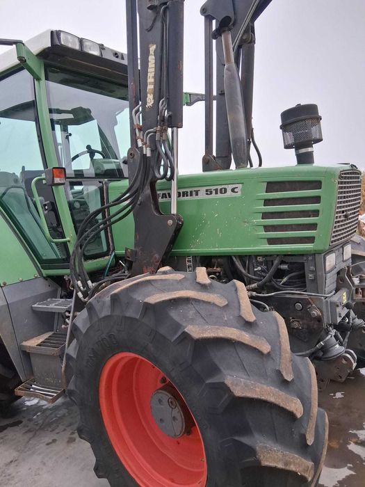 Tractor Fendt 510c an 1998 Incarcator frontal furci cupa tiranti priza