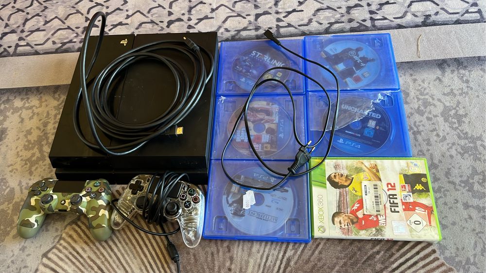 Пс4 slim 2жостик 9игра