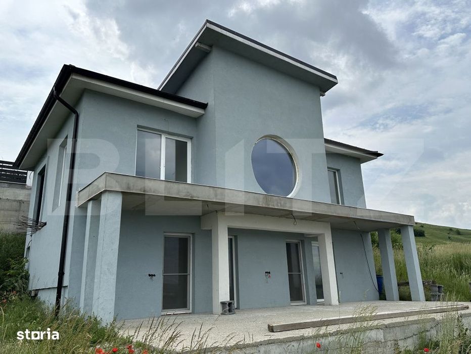 EXCLUSIV: Casa moderna, terasa panoramica, teren 500 mp, Apahida
