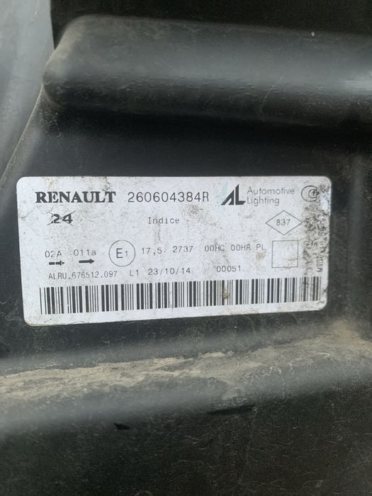 Фара левая Рено Дастер