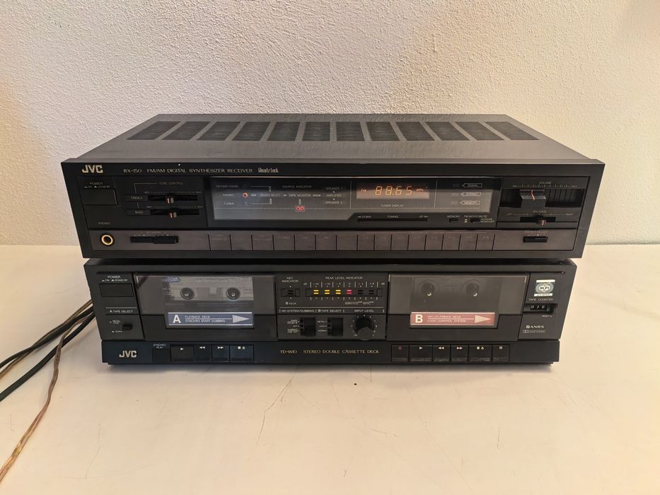 Amplificator JVC RX 150BK si A GX2B deck TD W10XG tuner  FX 33LBK