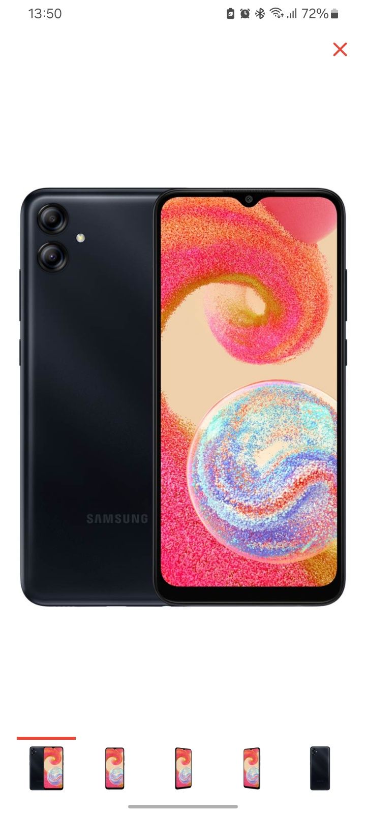 Смартфон Samsung Galaxy A04e 3 ГБ/64 ГБ черный: 59 000 тг. - Мобильные  телефоны / смартфоны Алматы на Olx