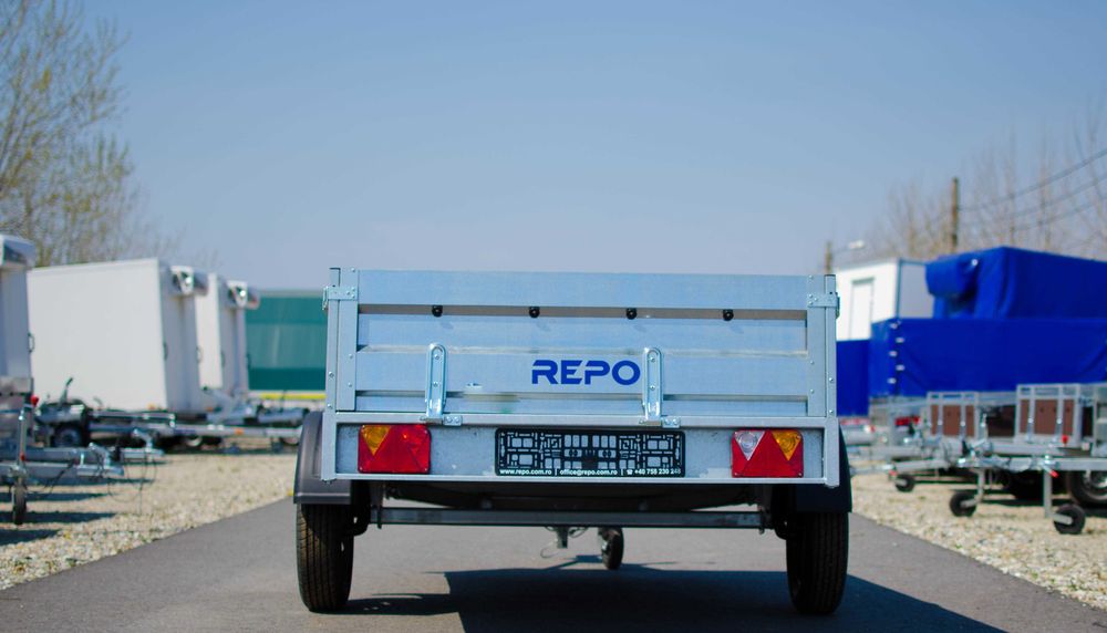 Remorcă apicolă basculabilă auto 750kg pentru ATV