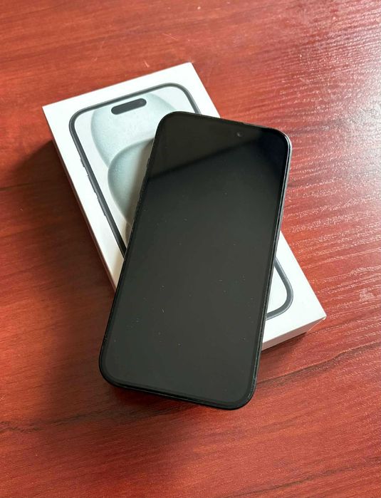 iPhone 15 Black 128 Gb като нов