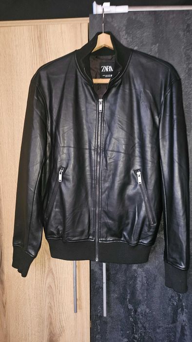 Нови ZARA кожено яке и елек S-М