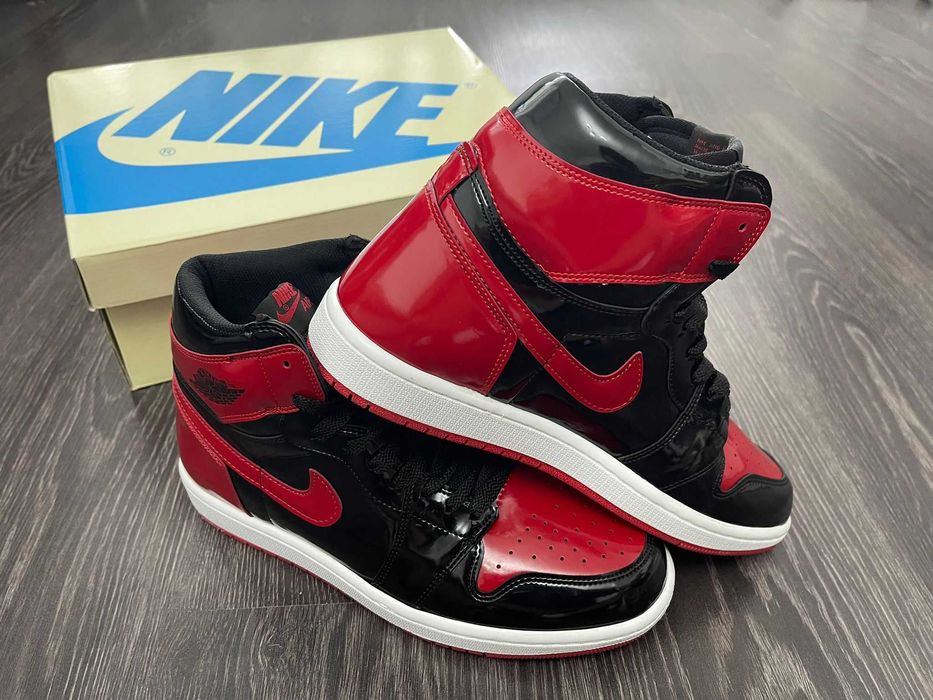 Jordan 1 High Patent Bred [LICHIDARE STOC] new36-44 [Verificare Colet]