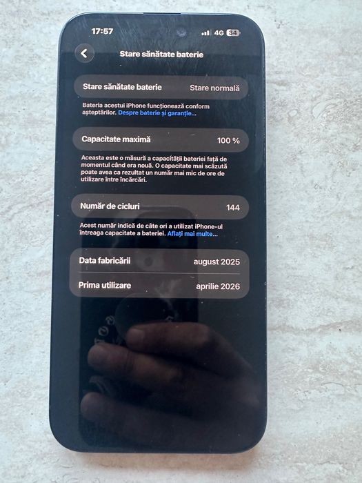 Iphone 16 Plus 128 GB Dark Grey