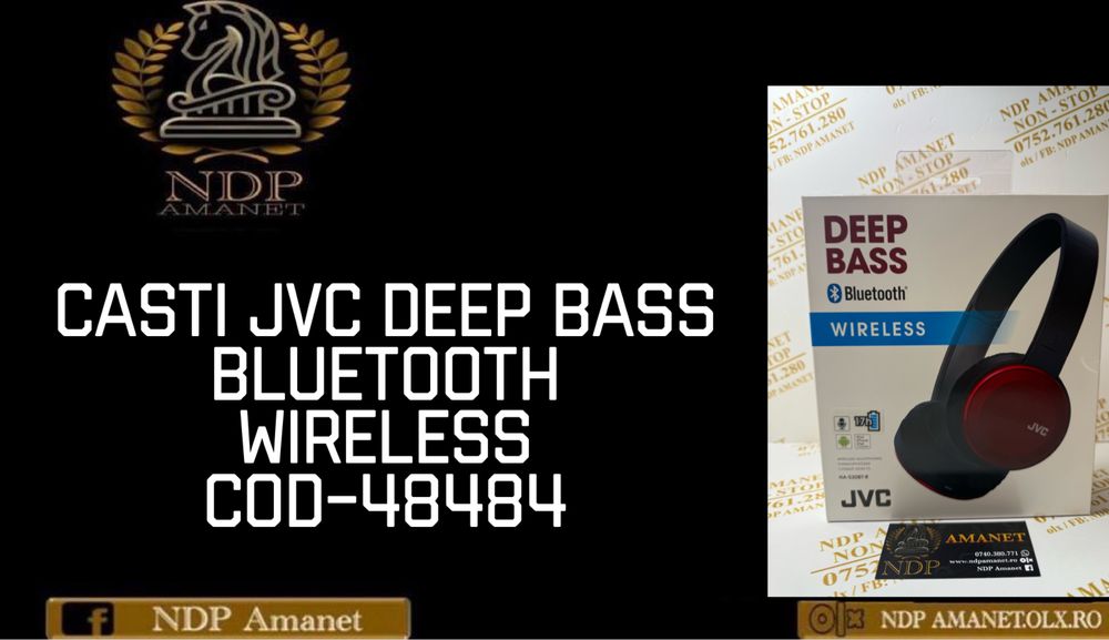 NDP Amanet Braila Căsti JVC DEEP BASS( 48484)