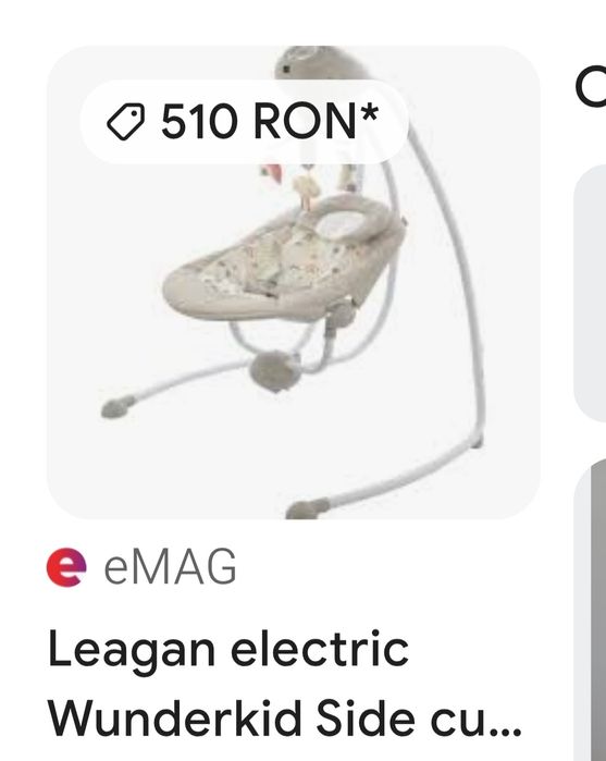 Leagăn bebeluși electric